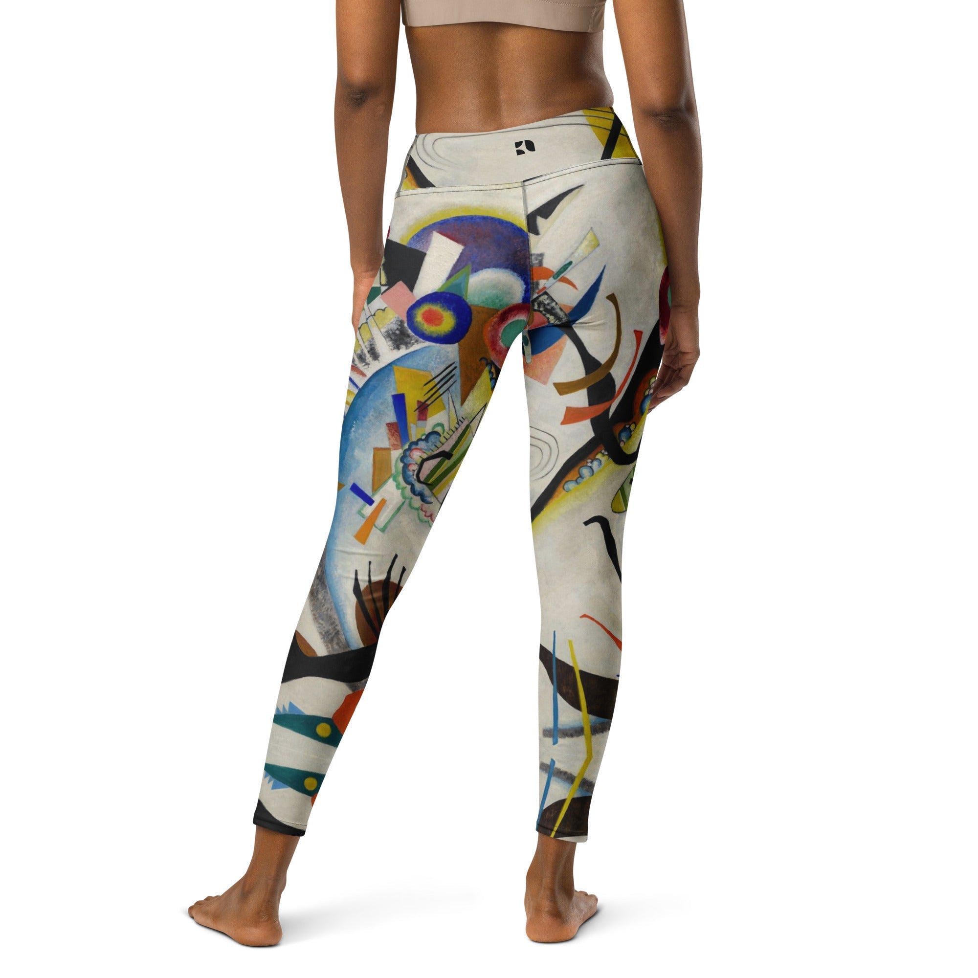 High Rise Yoga Leggings - Kandinsky Segment Bleu 3873040_8353