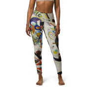 High Rise Yoga Leggings - Kandinsky Segment Bleu 3873040_8353