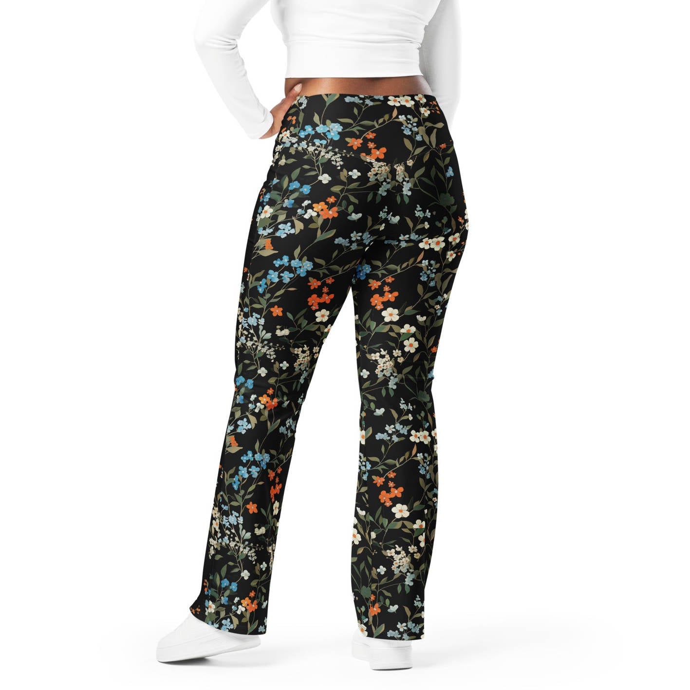 Recycled Flare leggings - Groovy Garden 5615582_19332