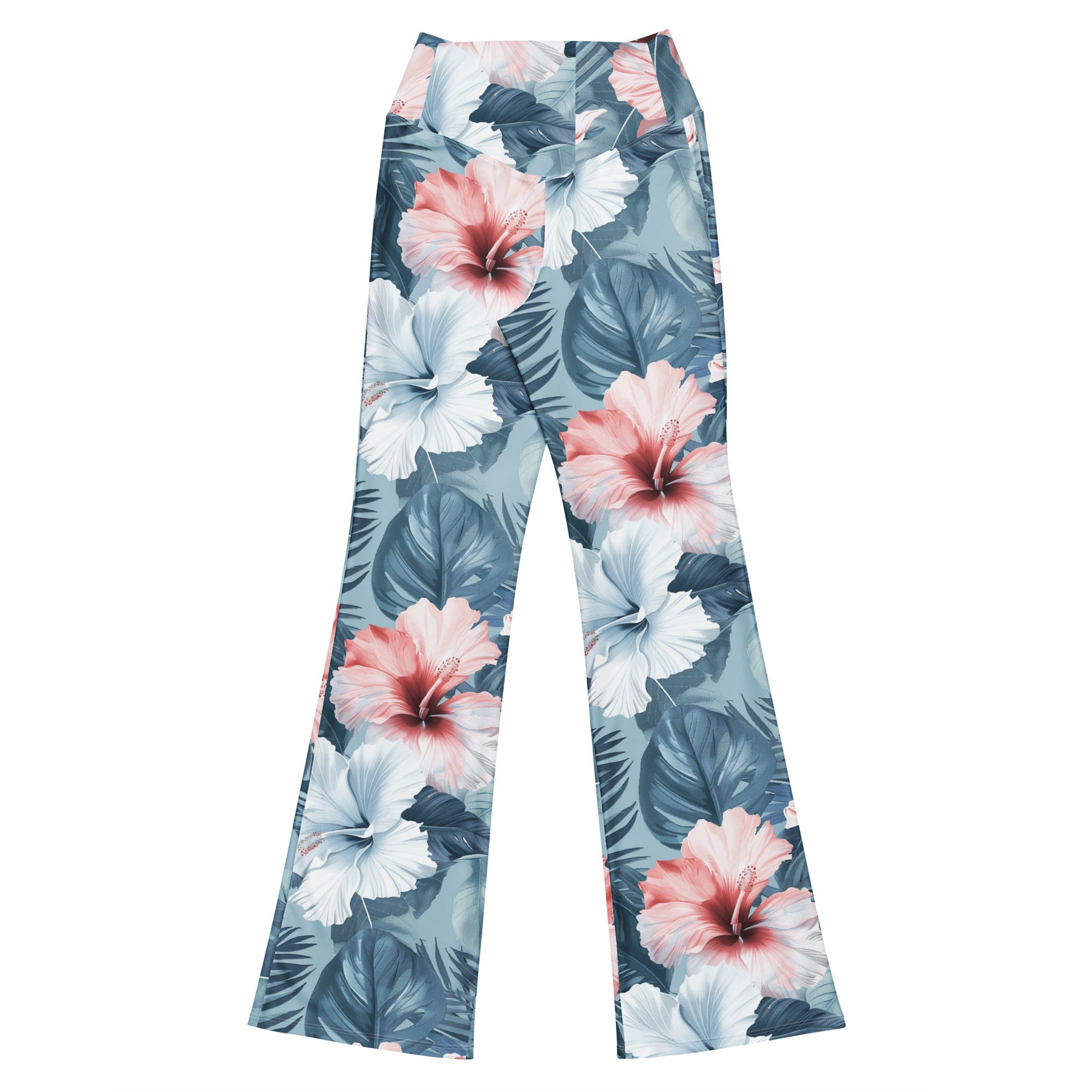 Recycled Flare leggings - Summer Hibiscus 3521038_19332