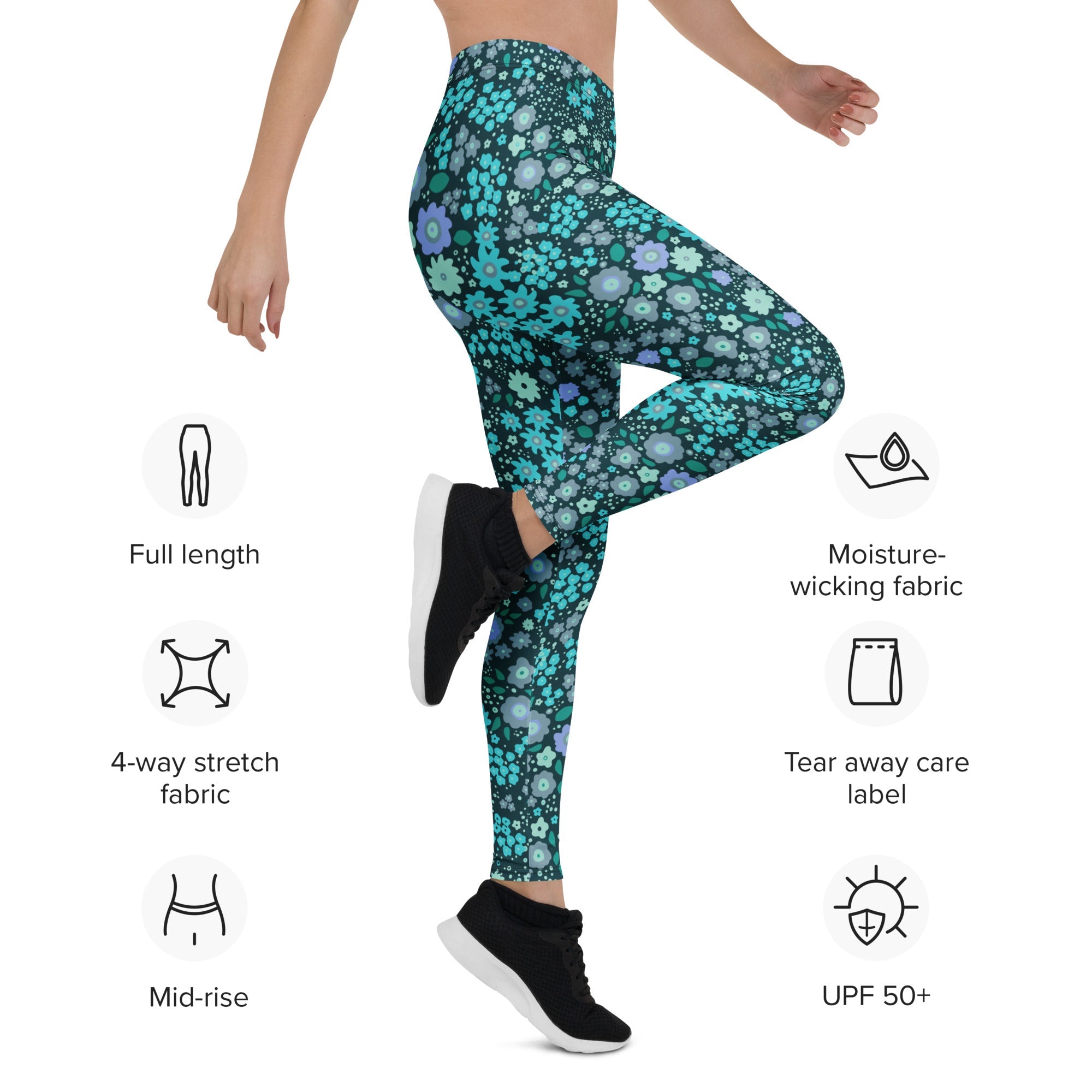 Regular Gym Legging - Daisy Daze 5576737_7676