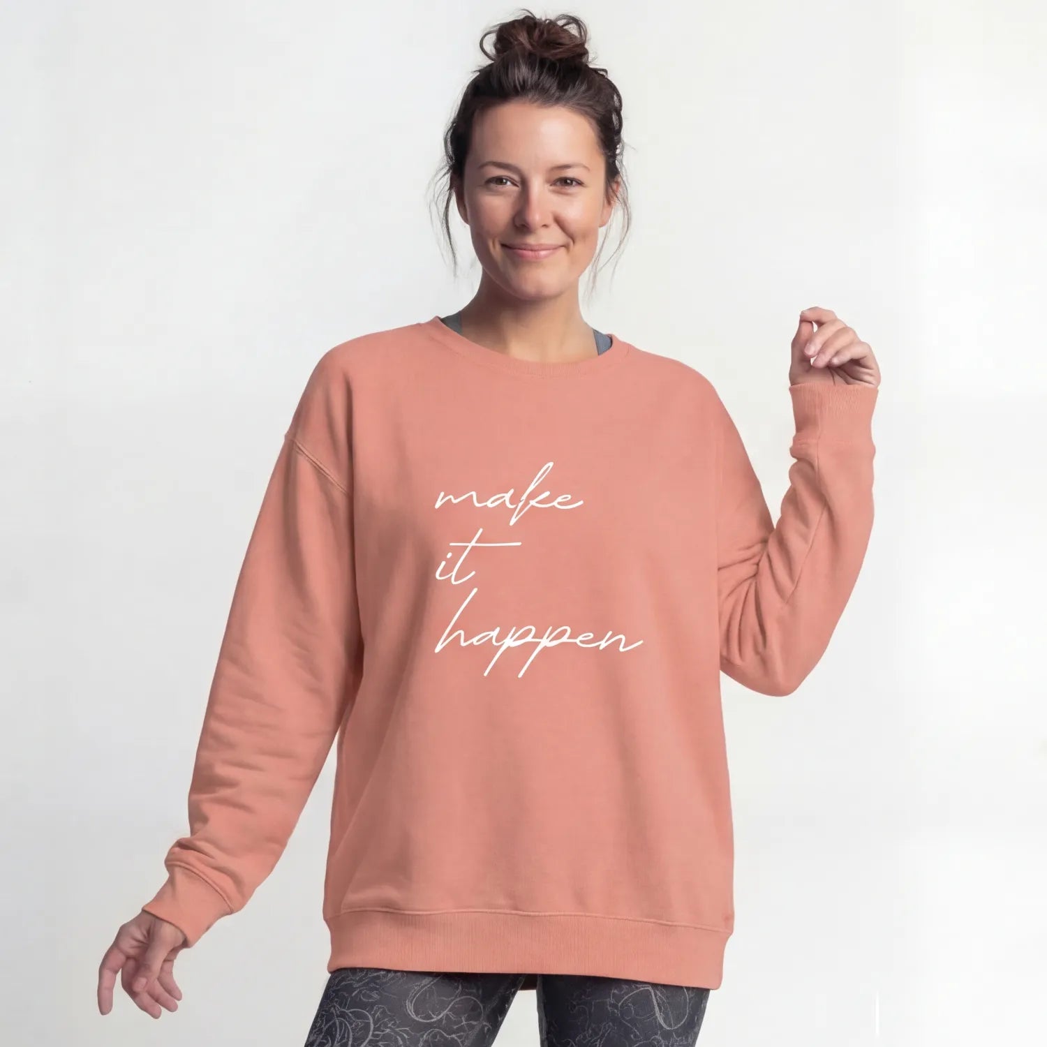 Unisex Yoga Sweatshirt - Make it Happen 9103467_13863
