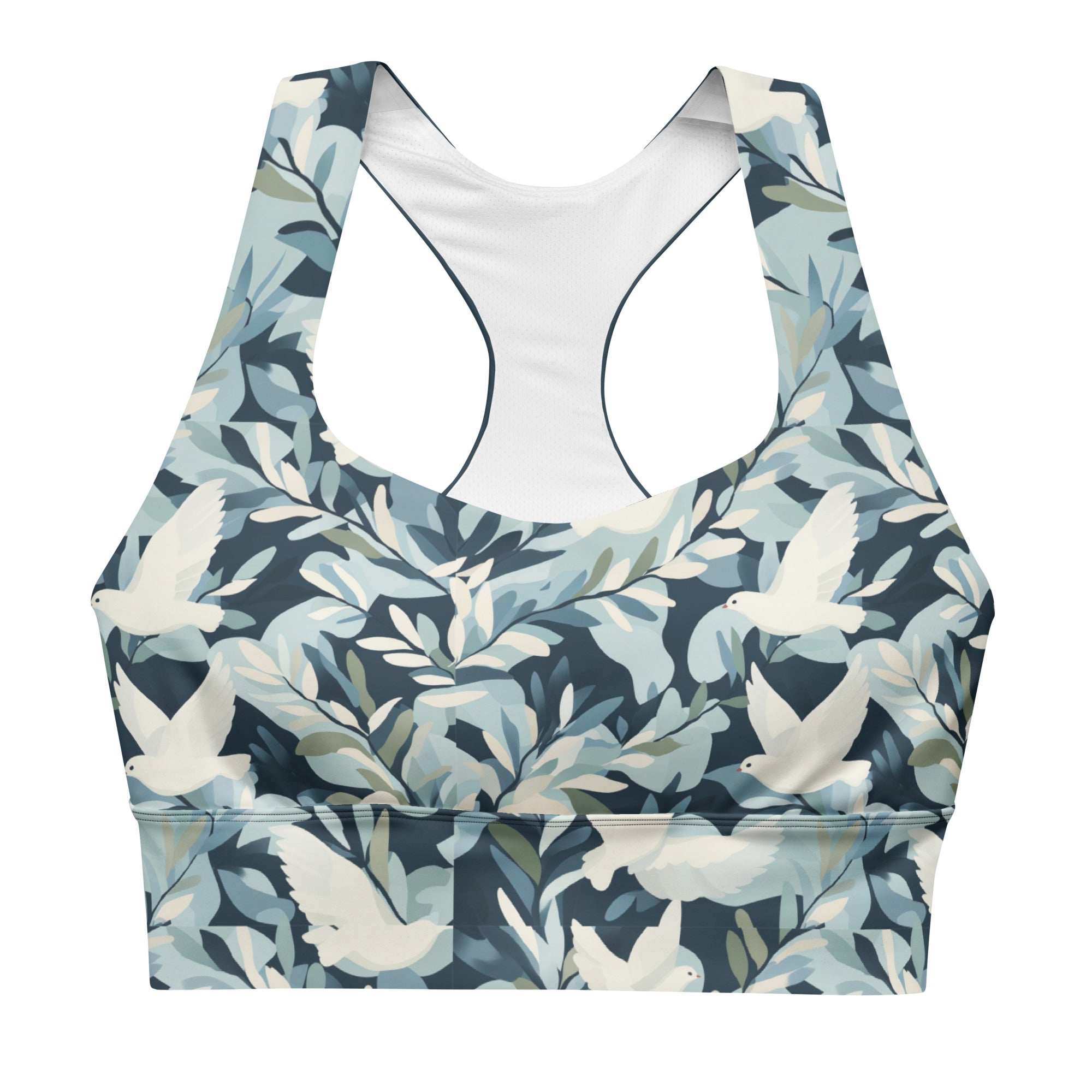 Welly Longline Recycled Sports Bra - PeaceBlast 4956258_12290