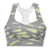 Welly Longline Sports Bra - Green Speckles 4986010_12290