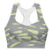 Welly Longline Sports Bra - Green Speckles 4986010_12290