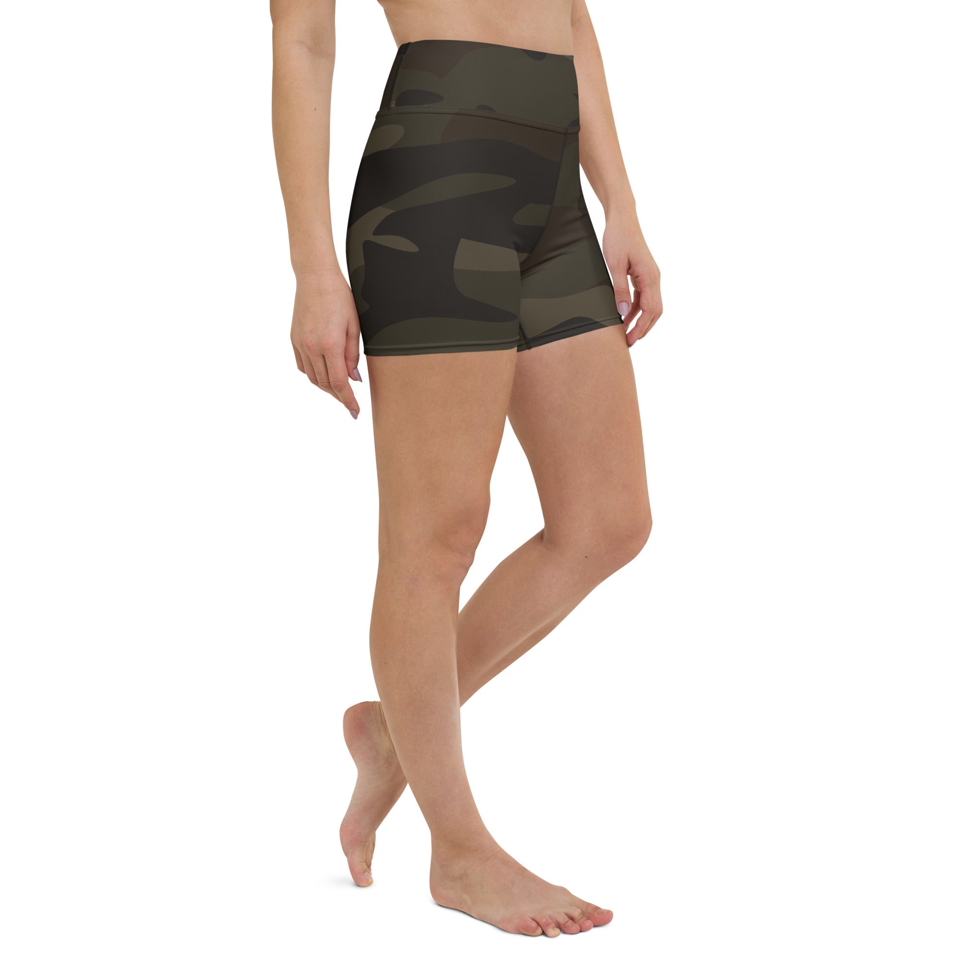 Yoga Shorts - Camo Black 7585