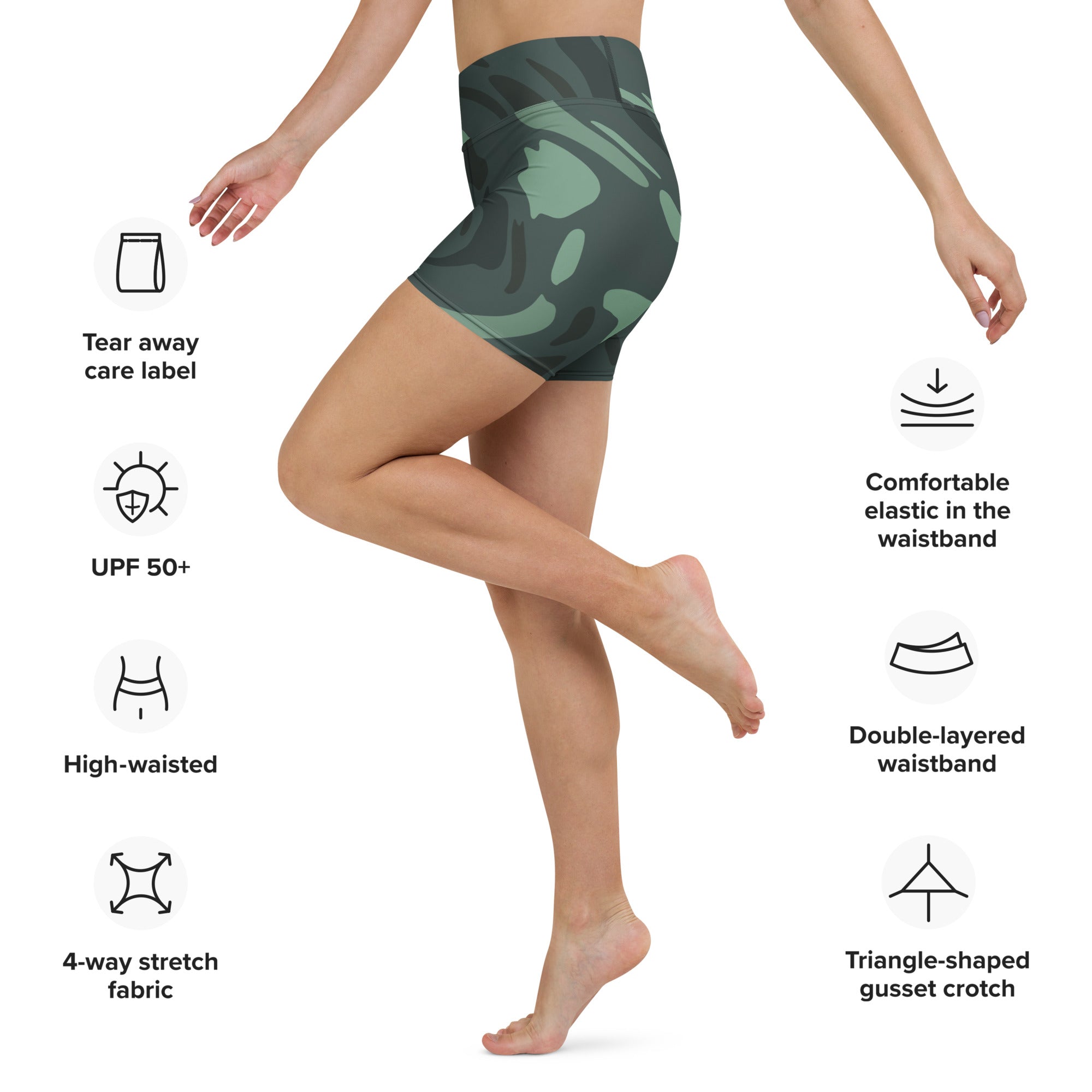Yoga Shorts - Camo Flow 4970552_9079
