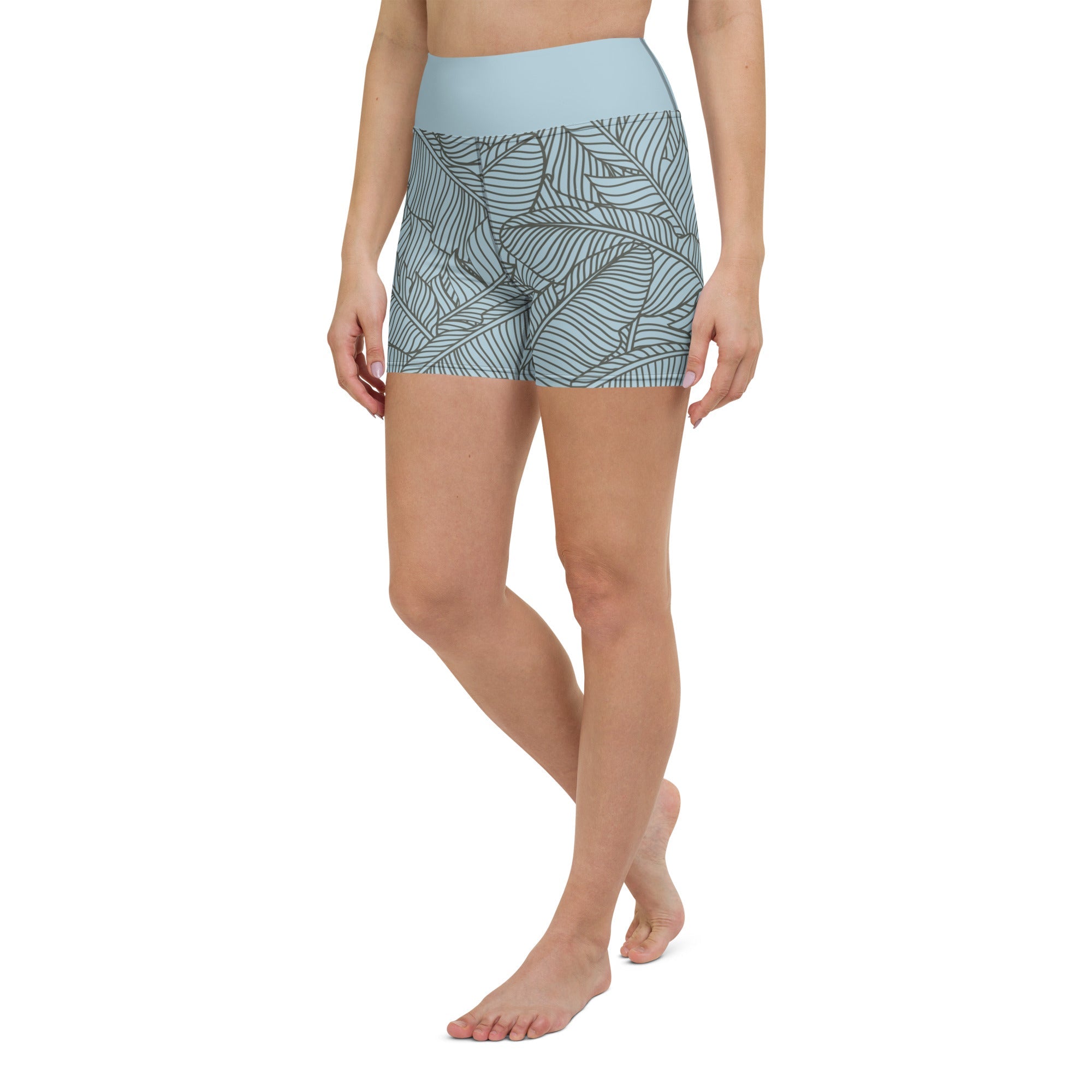 Yoga Shorts - Leaves 4149074_9079