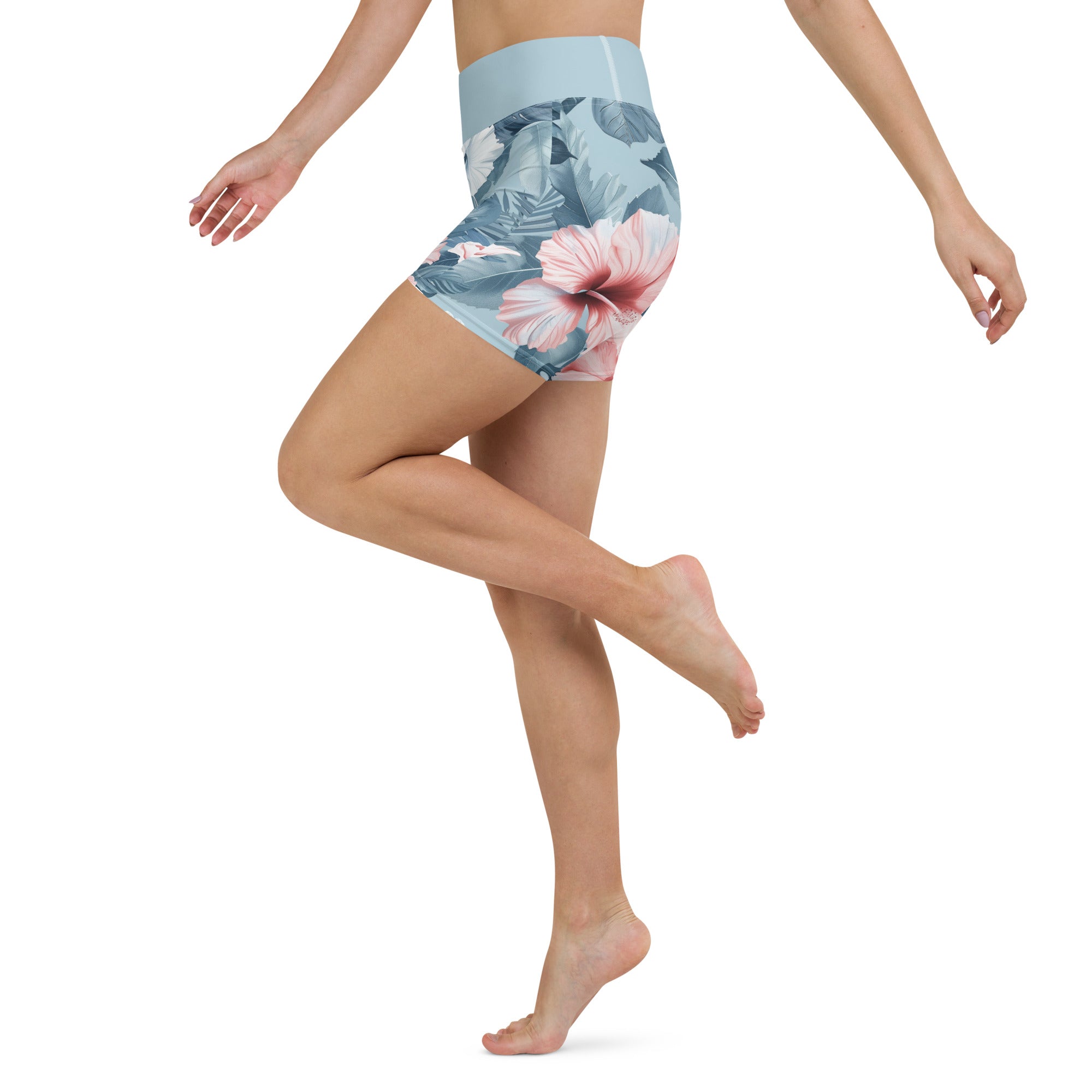 Yoga Shorts Summer Hibiscus 2255977_9079