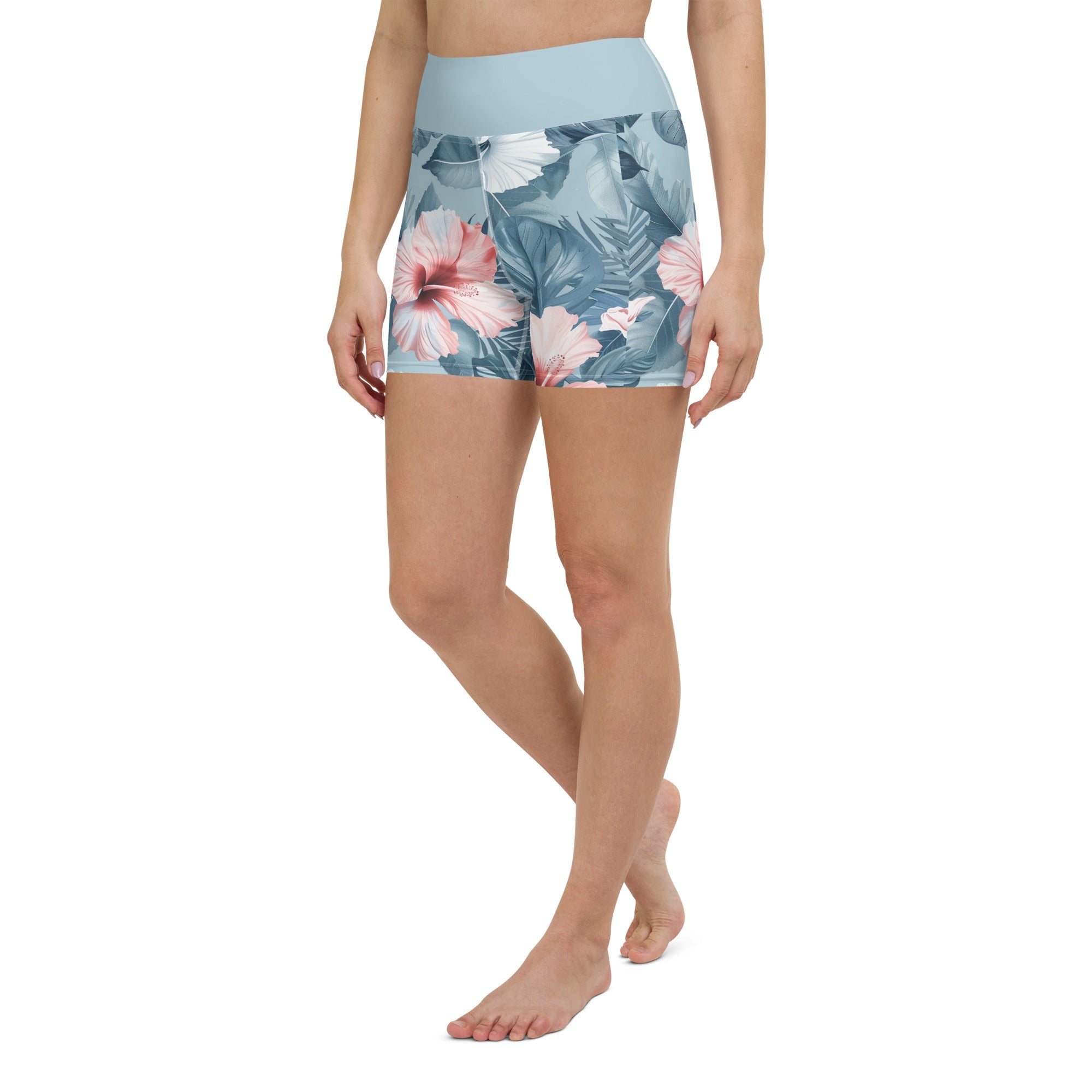 Yoga Shorts Summer Hibiscus 2255977_9079