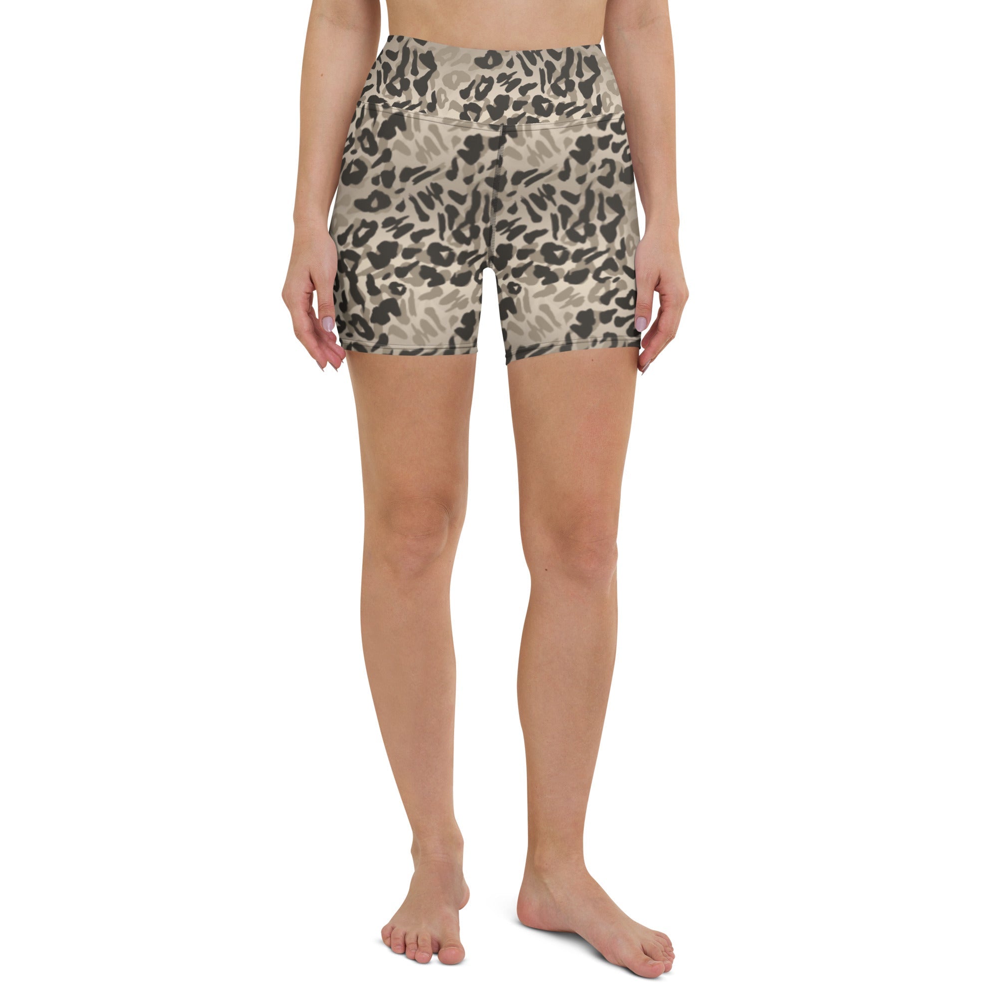 Yoga Shorts - Wild Leopard 6103A02A93245_XS