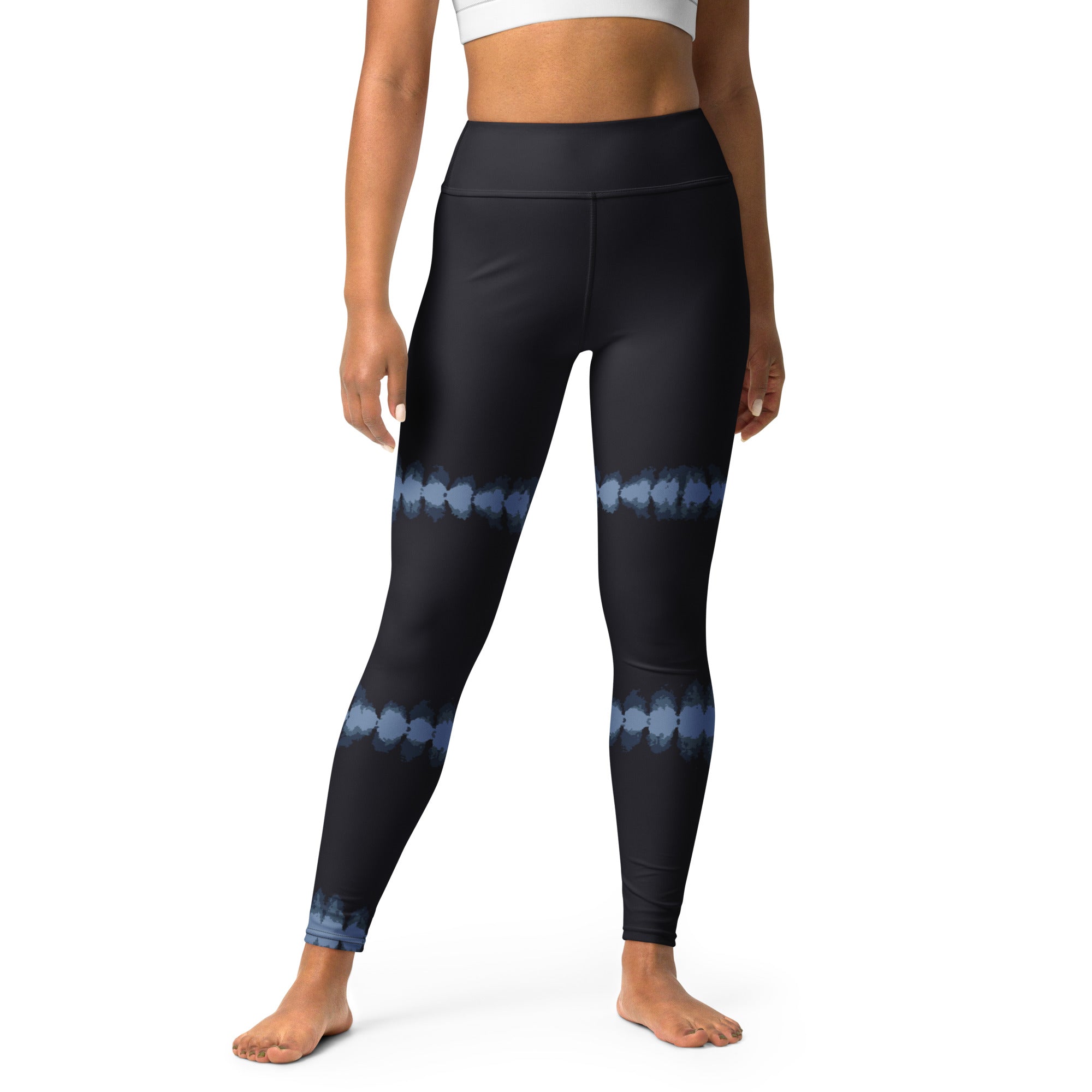 Yoga Ombre Seamless Leggings indigo/black - Buy Print Leggings