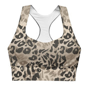 Welly Longline sports bra - Wild Leopard 5008779_12290